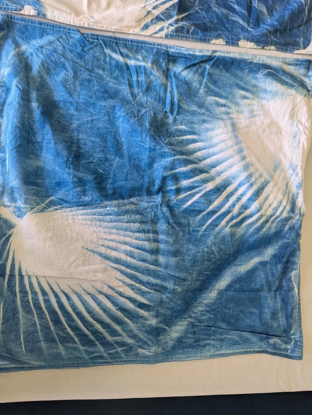 Set Of 2 Cyanotype Palm Pillow Covers